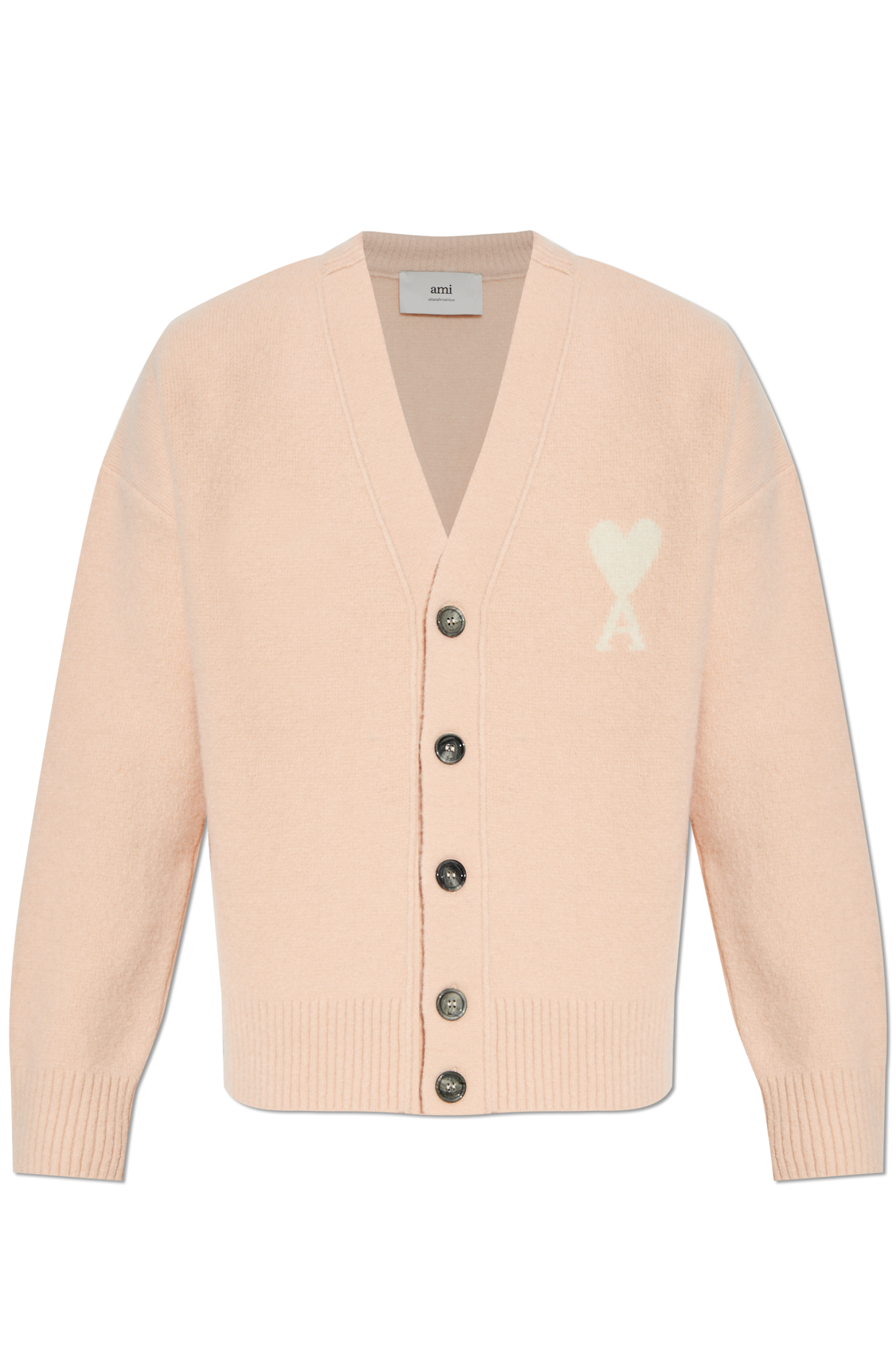【送料&関税込】Ami Alexandre Mattiussi ami Cardigan Ami Alexandre Mattiussi Cardigan with logo | Men's Clothing